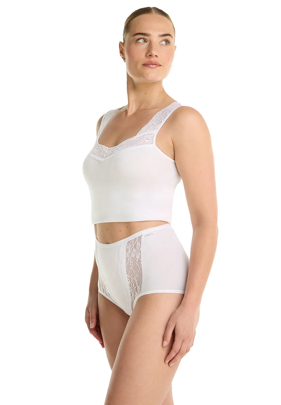 Ten cate Ten Cate dames High Waist Lace - Kanten dames taille slip