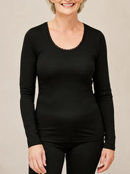 Ten cate Ten Cate dames thermo shirt Lange mouw - Kant
