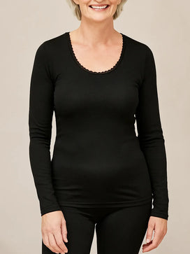 Ten cate Ten Cate dames thermo shirt Lange mouw - Kant