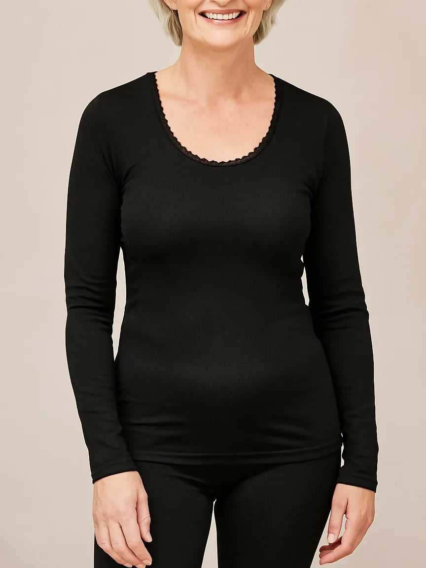 Ten cate Ten Cate dames thermo shirt Lange mouw - Kant