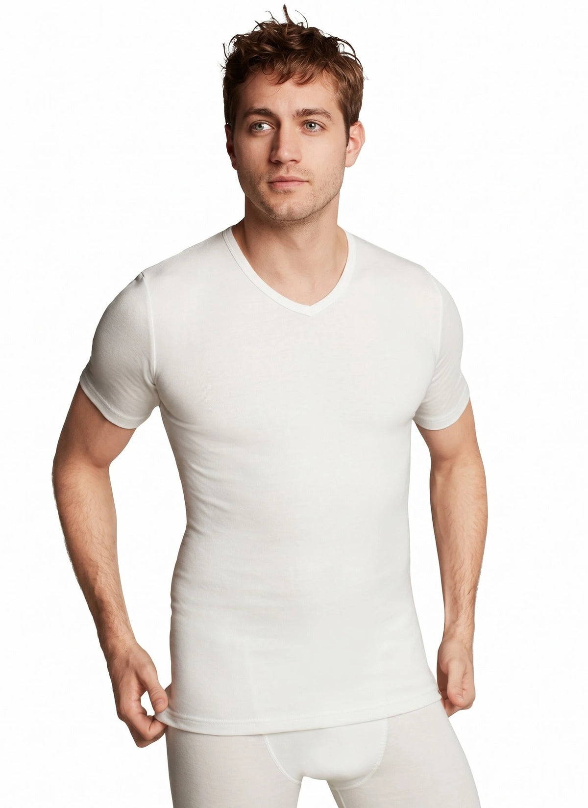 Ten cate Ten Cate heren thermo shirt Korte mouw - V-hals