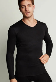 Ten cate Ten Cate heren thermo shirt Lange mouw V-hals