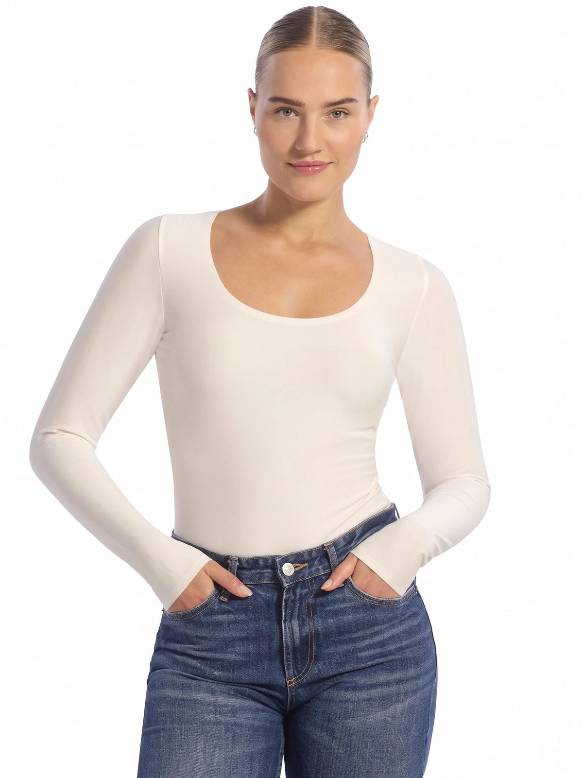 Ten cate Ten Cate Secrets Onzichtbaar ondershirt dames lange mouw - Naadloos