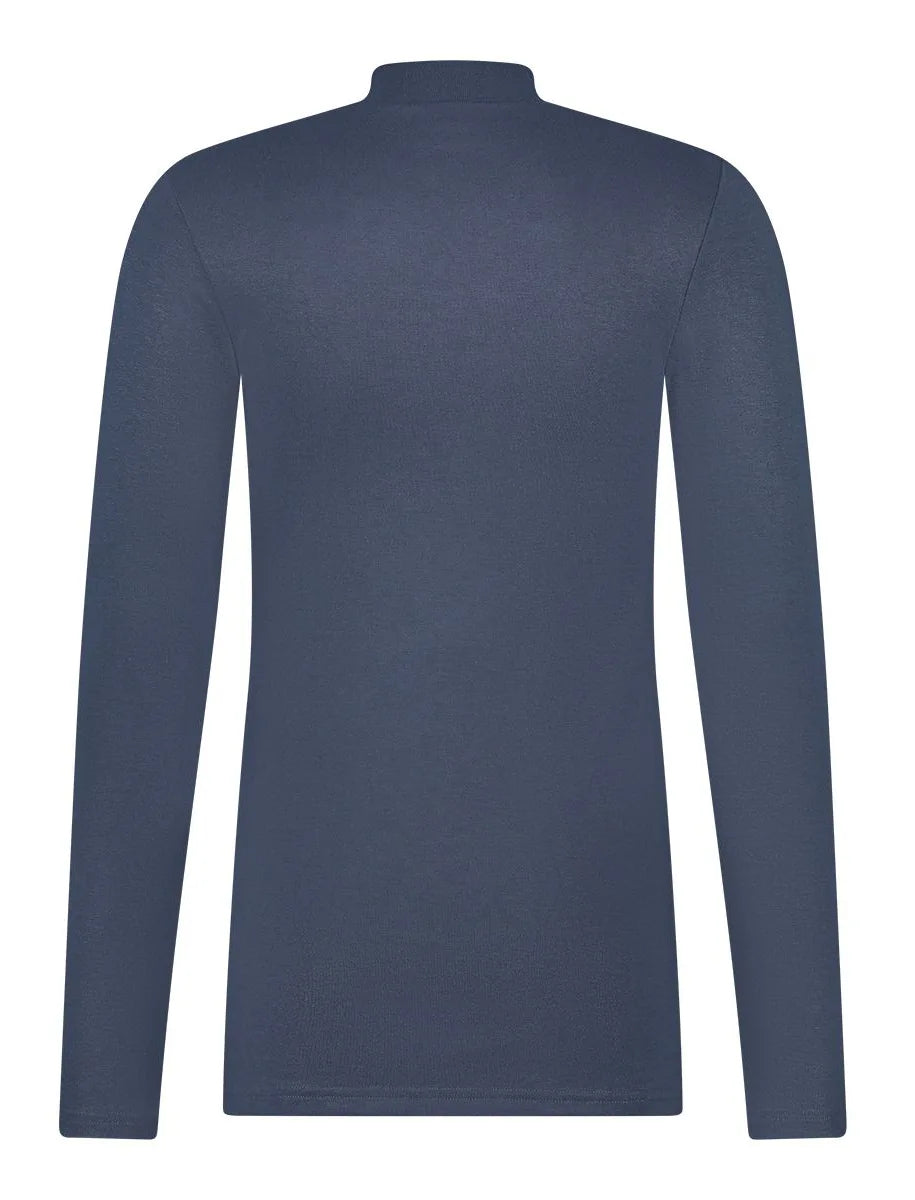 Ten cate Ten Cate Thermo heren shirt lange mouw - Col met rits