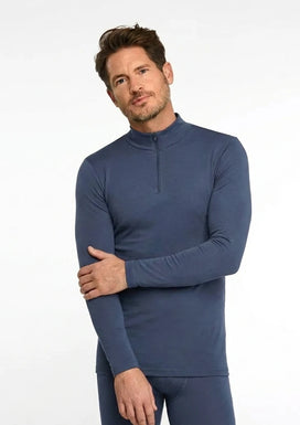 Ten cate Ten Cate Thermo heren shirt lange mouw - Col met rits
