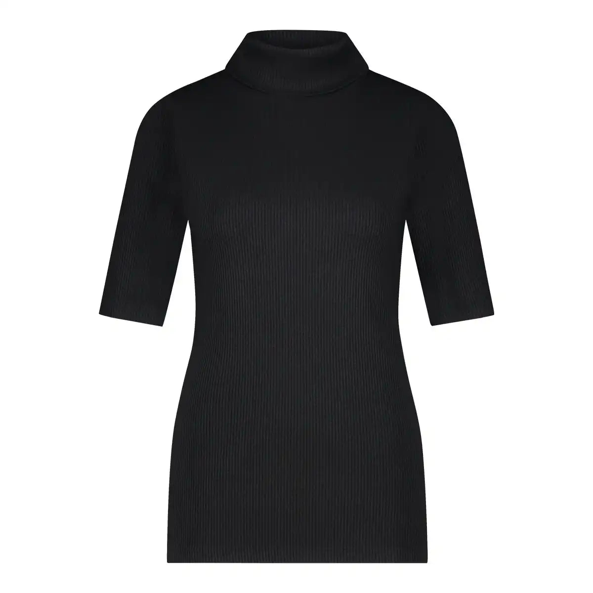 Ten cate Ten Cate Thermo Rib dames shirt hoge hals - korte mouw