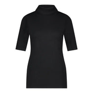 Ten cate Ten Cate Thermo Rib dames shirt hoge hals - korte mouw