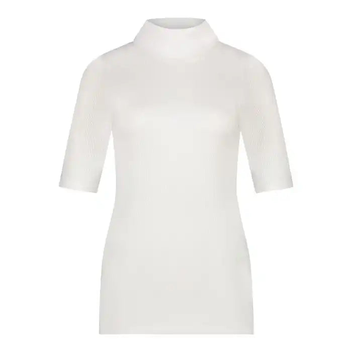 Ten cate Ten Cate Thermo Rib dames shirt hoge hals - korte mouw