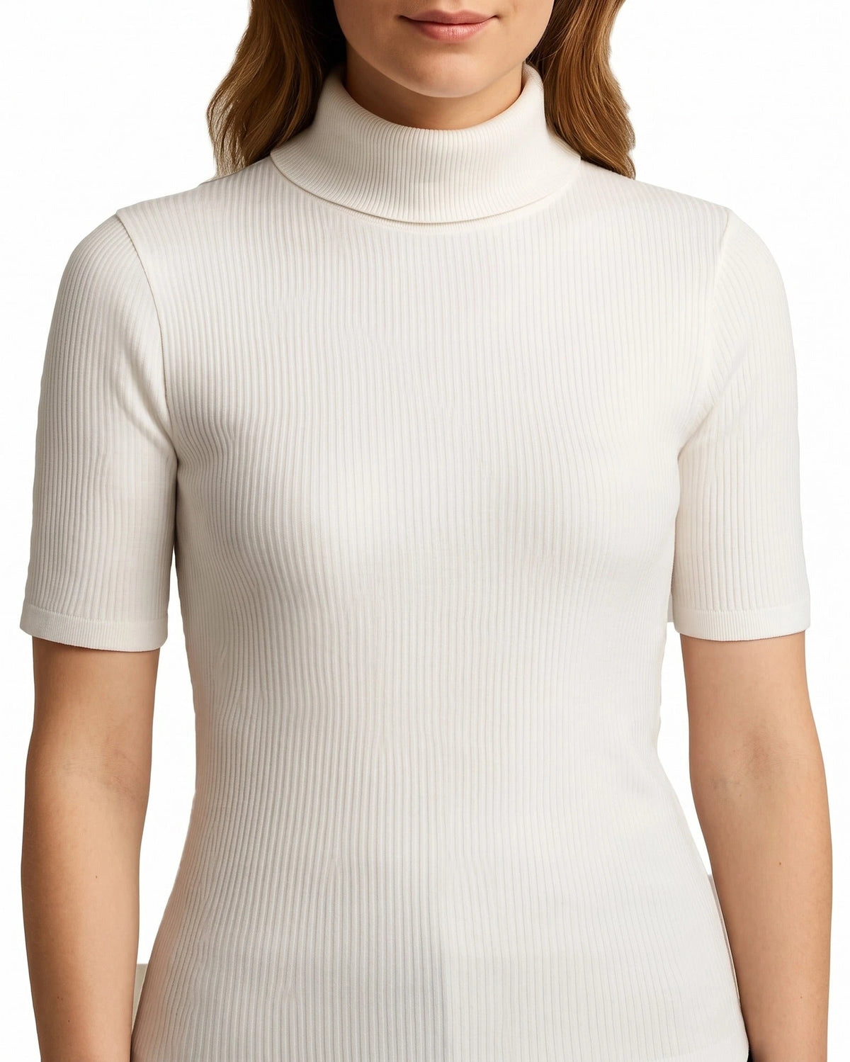 Ten cate Ten Cate Thermo Rib dames shirt hoge hals - korte mouw