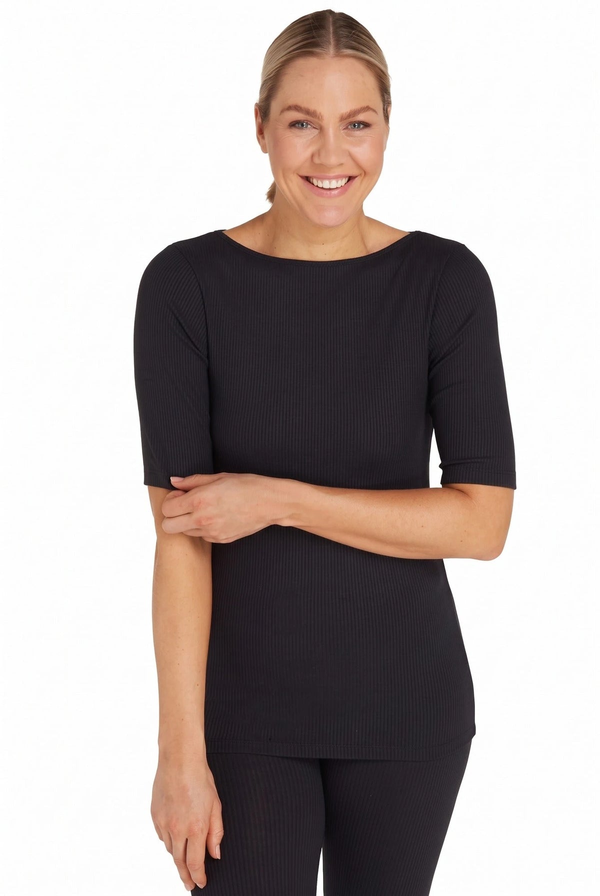 Ten cate Ten Cate Thermo Rib dames T-shirt 3/4e mouw