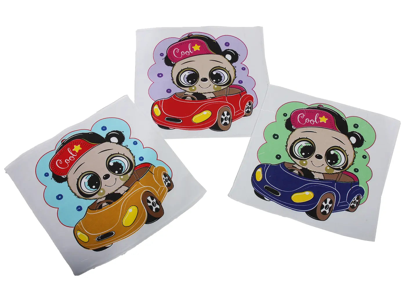 Tiseco Sofil - kinderzakdoeken-Panda- 12 stuks