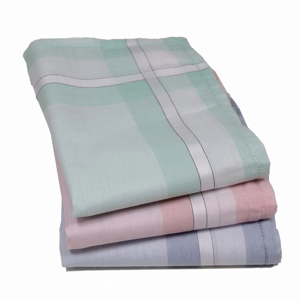 Tiseco Tiseco 12 Stuks Dames zakdoeken - Big Stripe