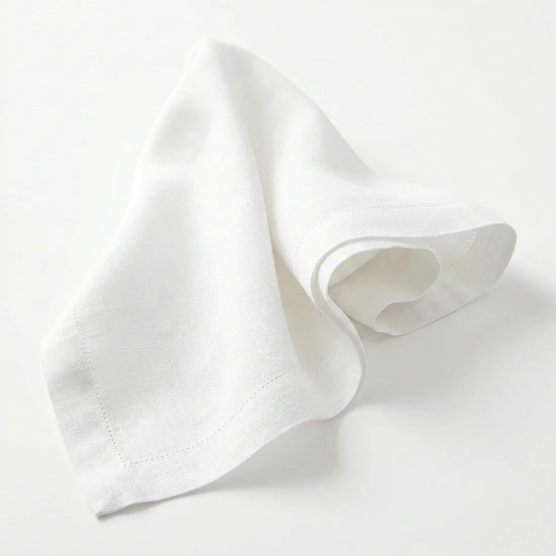 Tiseco Tiseco 12 Stuks - Dames zakdoeken Luxe wit