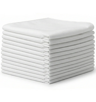 Tiseco Tiseco 12 Stuks Dames zakdoeken wit - 30x30CM