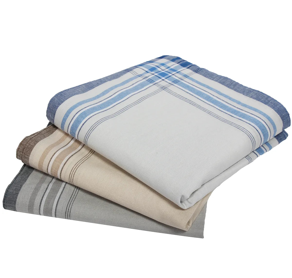 Tiseco Tiseco 12 stuks heren zakdoeken - Blue Summer