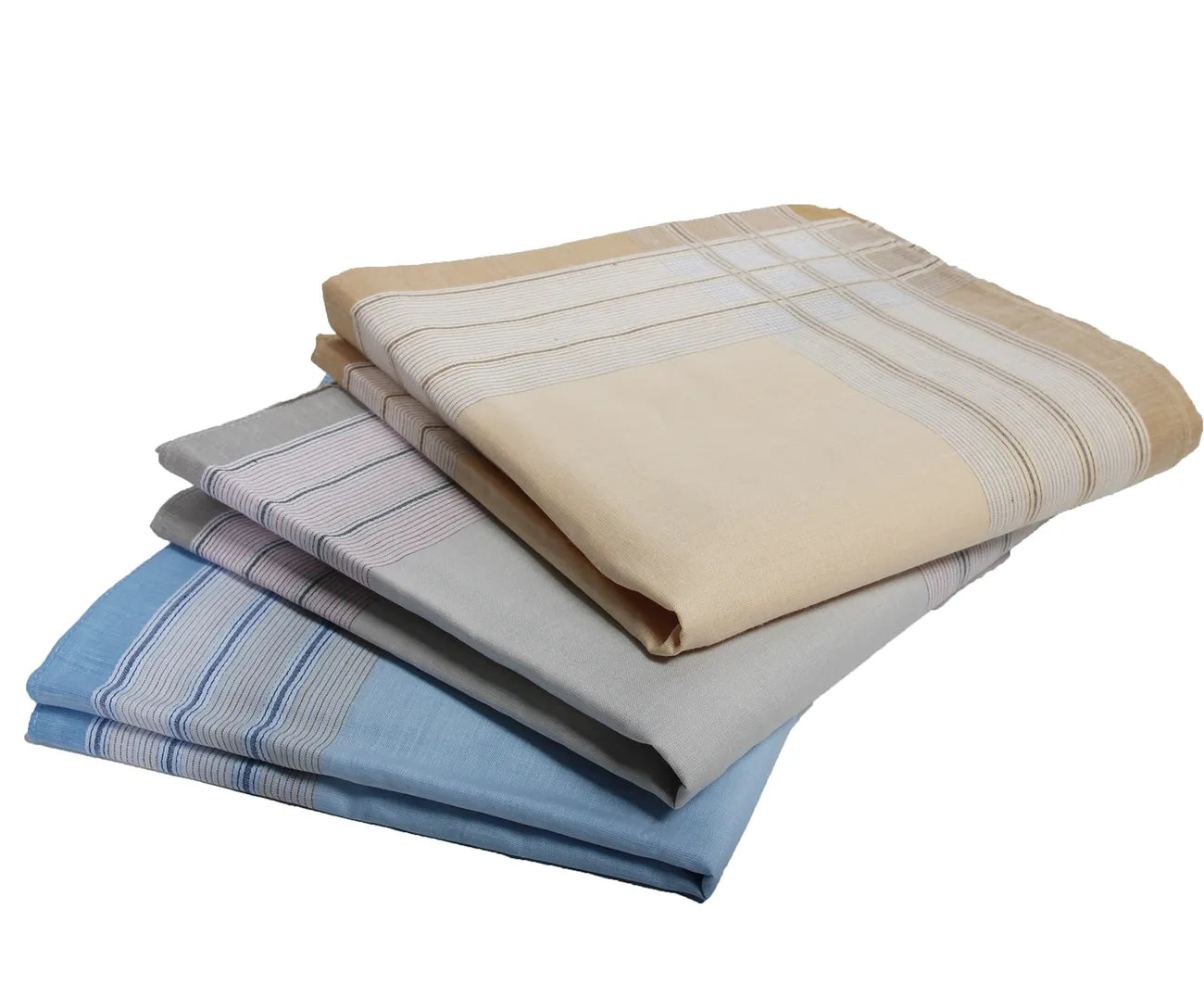 Tiseco Tiseco 12 stuks Heren zakdoeken - Happy Stripe