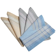 Tiseco Tiseco 12 stuks Heren zakdoeken - Happy Stripe