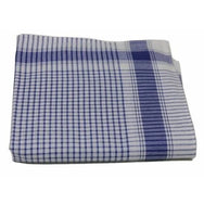 Tiseco Tiseco 12 stuks Heren zakdoeken Vichy Blauw