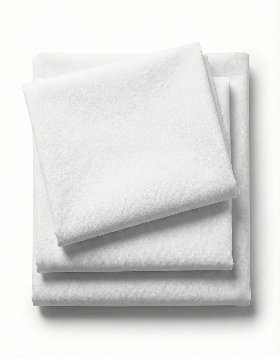 Tiseco Tiseco 12 Stuks - zakdoeken wit 35x35CM