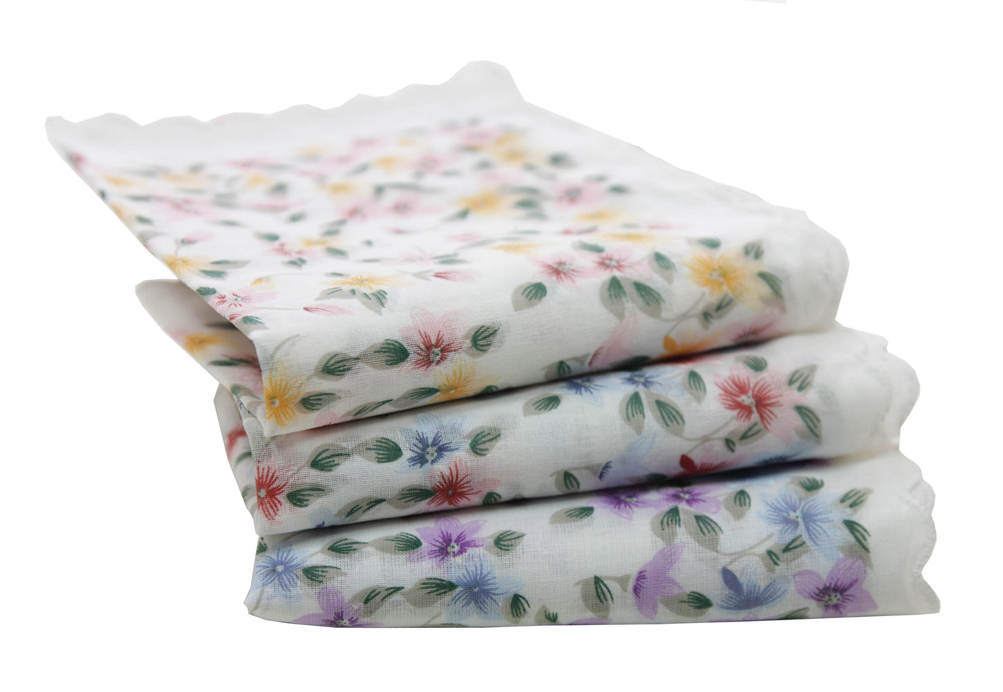 Tiseco Tiseco Dames zakdoeken Bloem kant Lucie 6 St