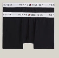 Tommy Hilfiger Tommy Hilfiger 2-Pack jongens Boxershorts - Zwart