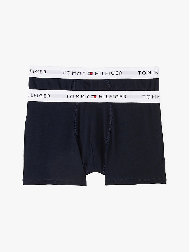 Tommy Hilfiger Tommy Hilfiger 2-Pack jongens Boxershorts - Zwart