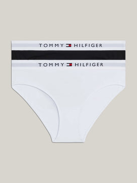 Tommy Hilfiger Tommy Hilfiger 2-pak meisjes slips - Zwart/wit
