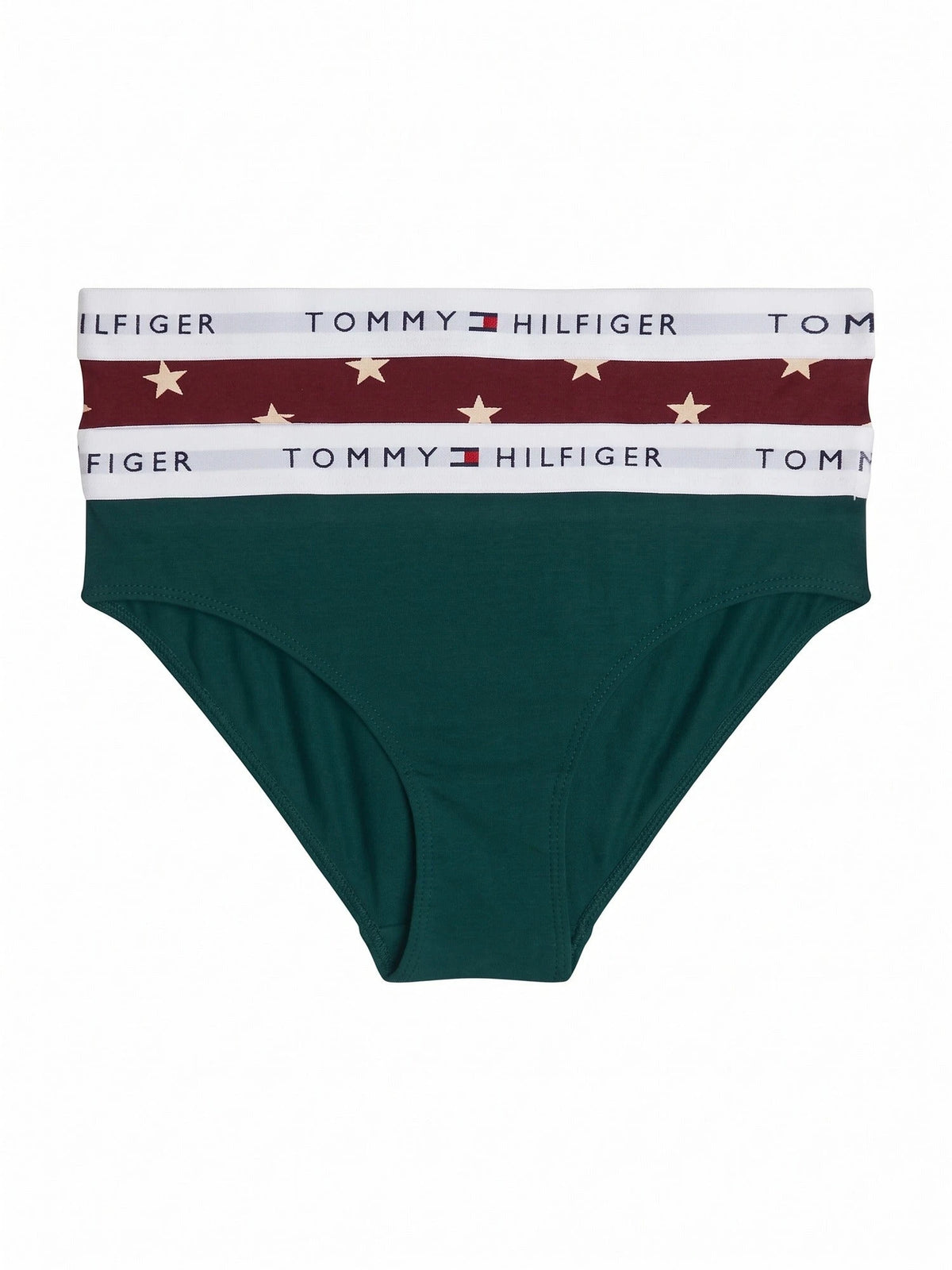 Tommy Hilfiger Tommy Hilfiger 2-pak meisjes slips - Zwart/wit