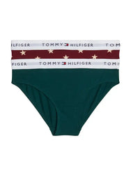 Tommy Hilfiger Tommy Hilfiger 2-pak meisjes slips - Zwart/wit