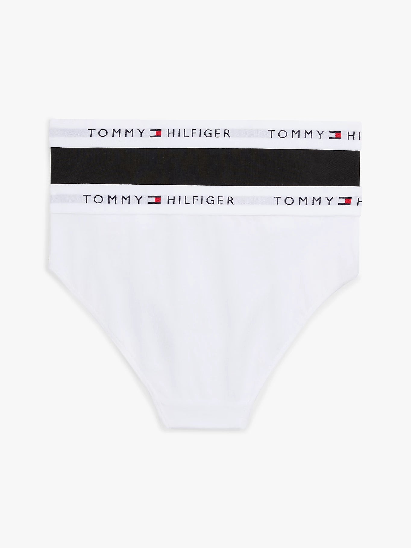Tommy Hilfiger Tommy Hilfiger 2-pak meisjes slips - Zwart/wit