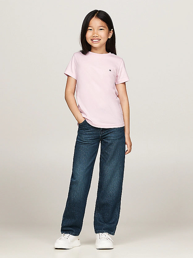 Tommy Hilfiger Tommy Hilfiger 2-pak meisjes T-shirt met ronde hals