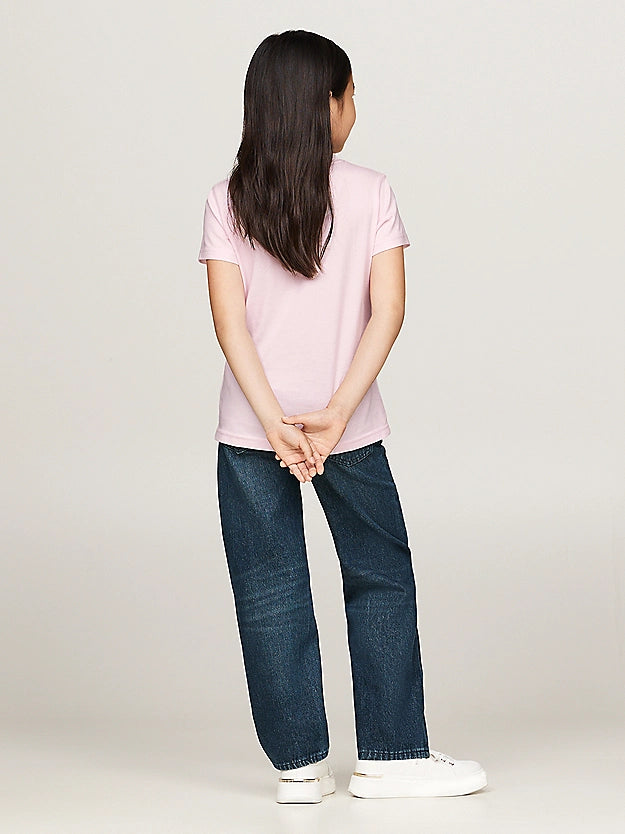 Tommy Hilfiger Tommy Hilfiger 2-pak meisjes T-shirt met ronde hals
