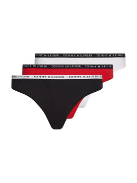 Tommy Hilfiger Tommy Hilfiger 3-Pack Dames Strings - Thong