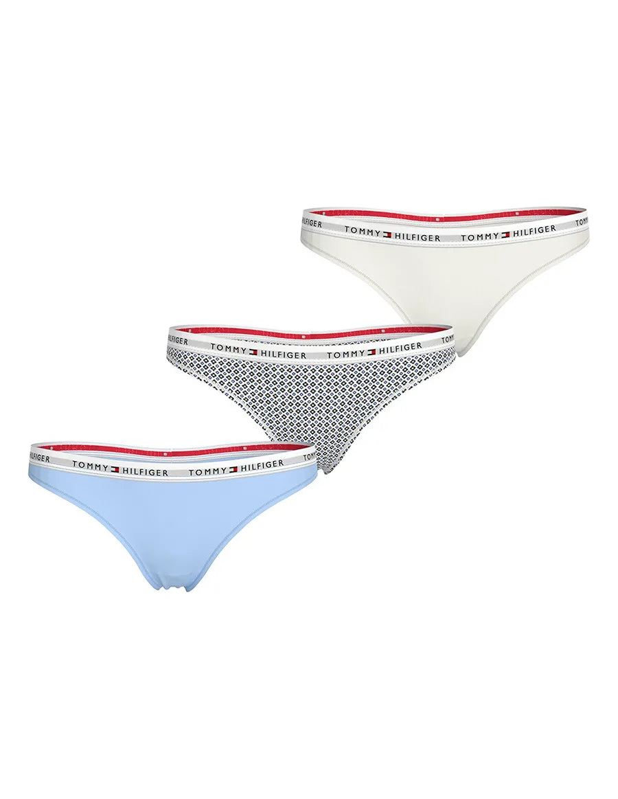 Tommy Hilfiger Tommy Hilfiger 3-Pack Dames Strings - Thong