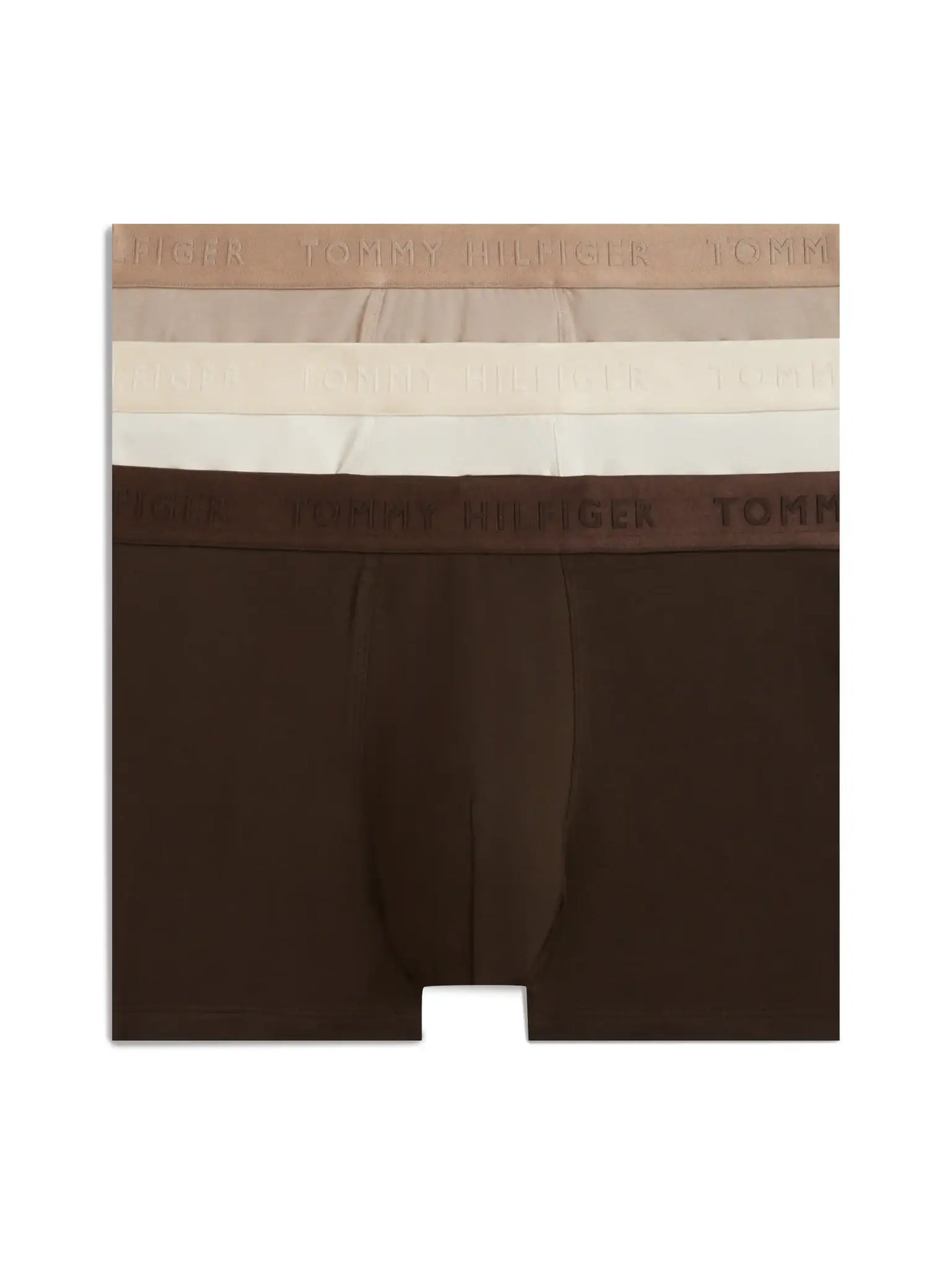 Tommy Hilfiger Tommy Hilfiger 3-Pack - Heren Trunks Boxers - Bruin combi