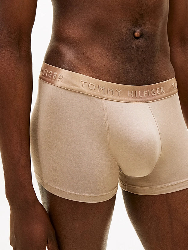Tommy Hilfiger Tommy Hilfiger 3-Pack - Heren Trunks Boxers - Bruin combi
