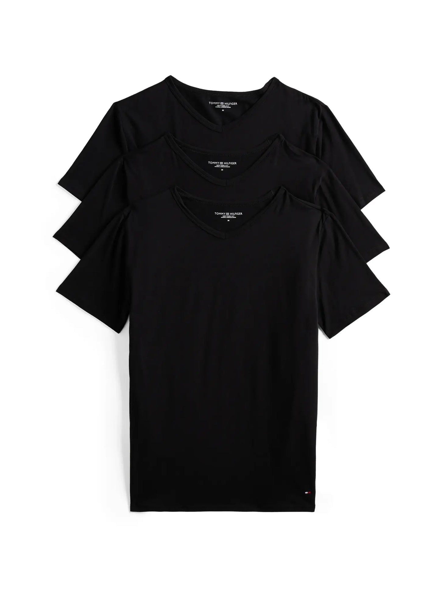 Tommy Hilfiger Tommy Hilfiger 3-pak Heren Katoenen T-Shirt V-hals