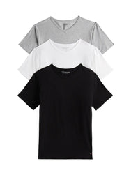 Tommy Hilfiger Tommy Hilfiger 3-pak Heren Katoenen T-Shirt V-hals