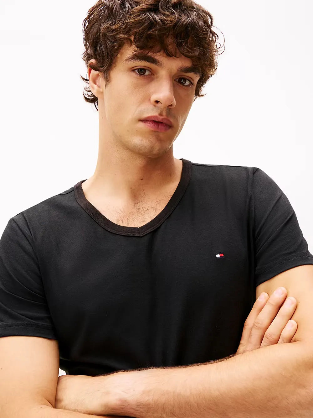Tommy Hilfiger Tommy Hilfiger 3-pak Heren Katoenen T-Shirt V-hals