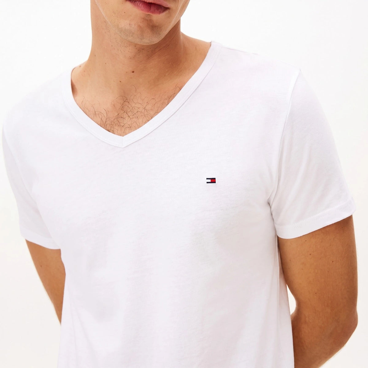 Tommy Hilfiger Tommy Hilfiger 3-pak Heren Katoenen T-Shirt V-hals