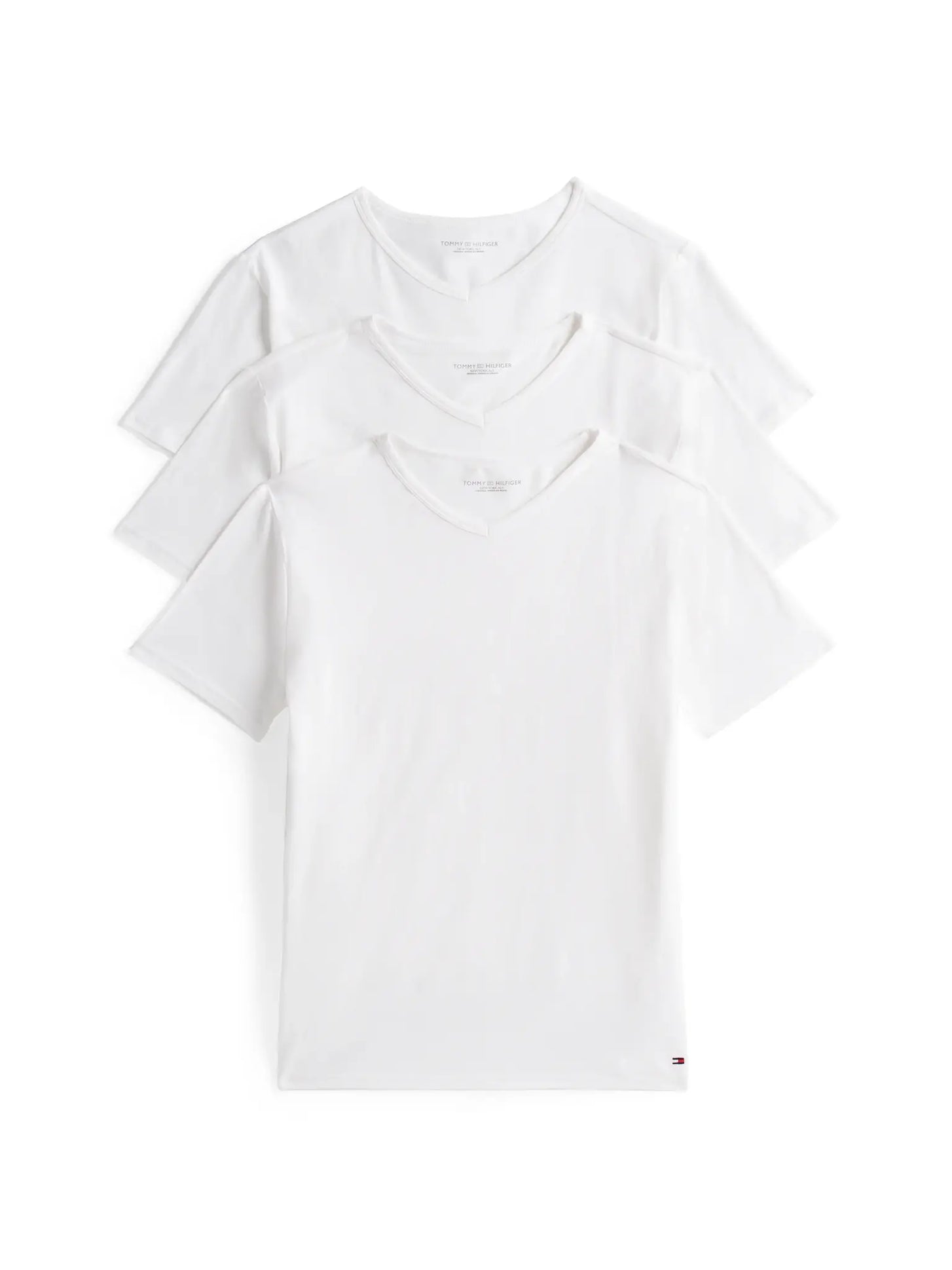 Tommy Hilfiger Tommy Hilfiger 3-pak Heren Katoenen T-Shirt V-hals