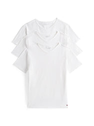 Tommy Hilfiger Tommy Hilfiger 3-pak Heren Katoenen T-Shirt V-hals