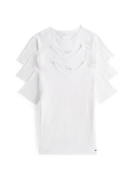 Tommy Hilfiger Tommy Hilfiger 3-pak Heren Katoenen T-Shirt V-hals