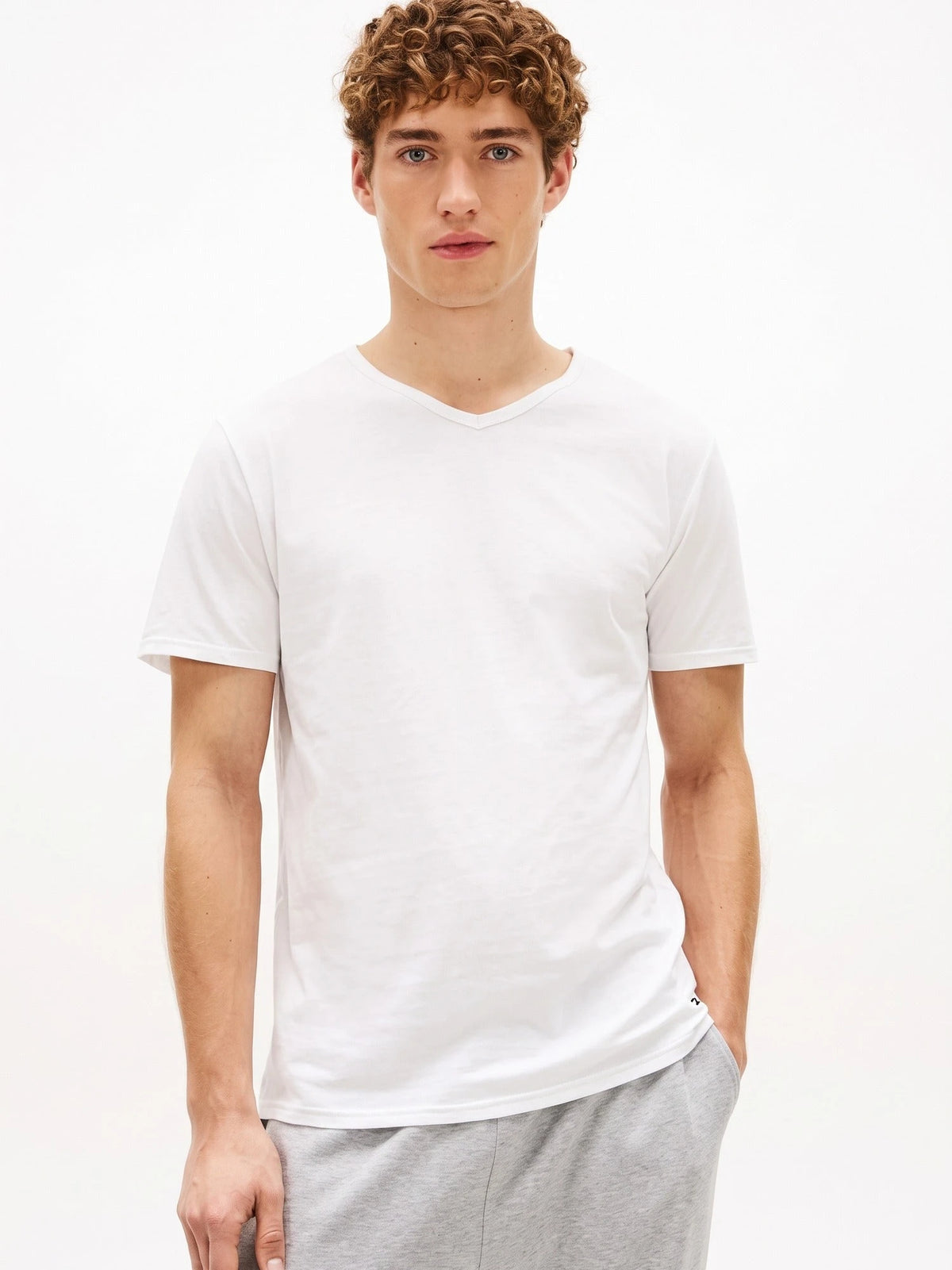 Tommy Hilfiger Tommy Hilfiger 3-pak Heren Katoenen T-Shirt V-hals