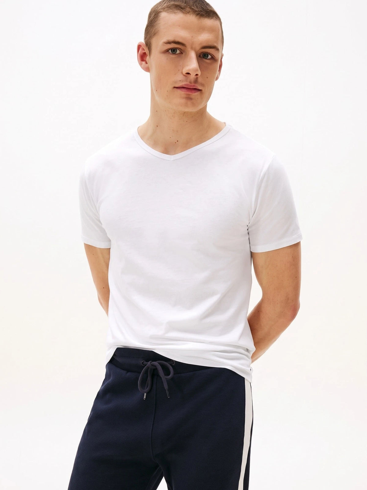 Tommy Hilfiger Tommy Hilfiger 3-pak Heren Katoenen T-Shirt V-hals
