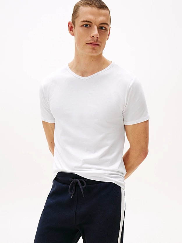 Tommy Hilfiger Tommy Hilfiger 3-pak Heren Katoenen T-Shirt V-hals