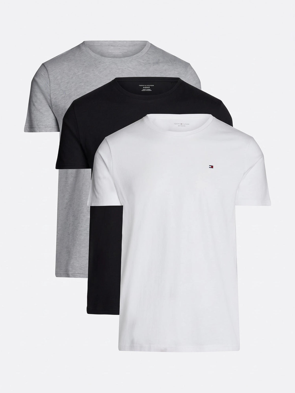 Tommy Hilfiger Tommy Hilfiger 3-pak Heren Katoenen T-Shirt