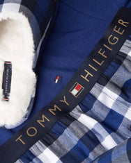 Tommy Hilfiger Tommy Hilfiger heren Pyjama + Slippers - Giftset