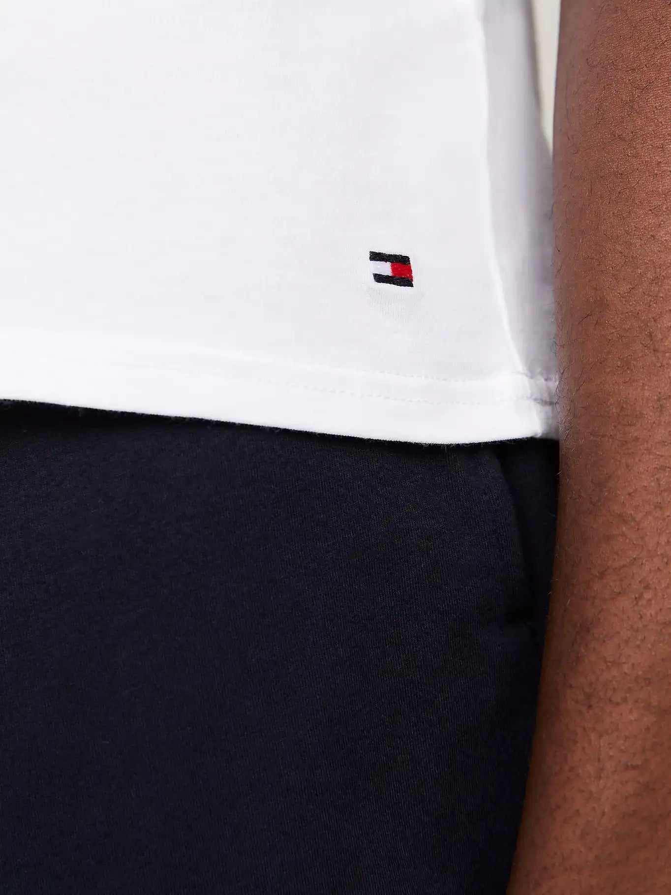 Tommy Hilfiger Tommy Hilfiger Stretch T-Shirt 3-pak - Elastisch katoen