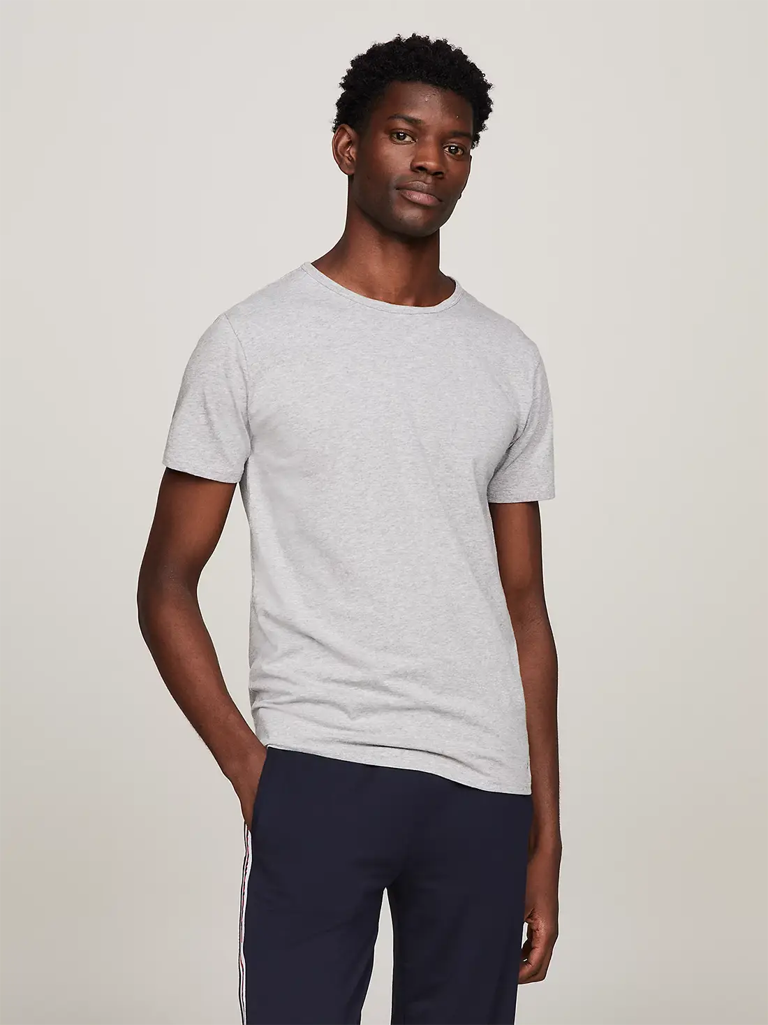 Tommy Hilfiger Tommy Hilfiger Stretch T-Shirt 3-pak - Elastisch katoen